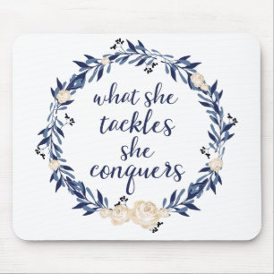 Mousepad "O que aborda, conquista "