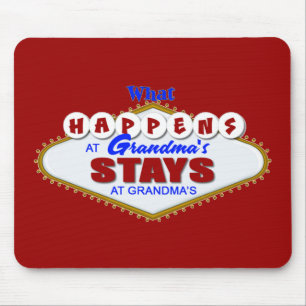 Mousepad O que acontece nas estadas da avó em Grandma's.