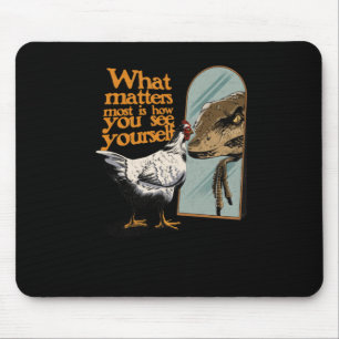Mousepad O Que É Mais É Como Se Vê A Si Próprio Autocolante