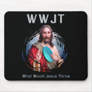 Mousepad O Que Jesus Jogaria Camiseta Engraçada de Golfe de