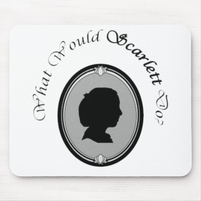 Mousepad O Que O Scarlett Faria?Mousepad (Frente)