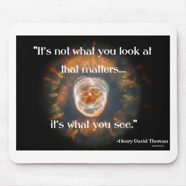 Mousepad O que você vê (Frente)