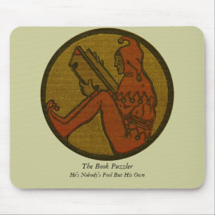 Mousepad O quebra-cabeça do livro