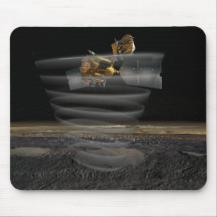 Mousepad O radar de Mars Reconnaissance Orbiter no trabalho
