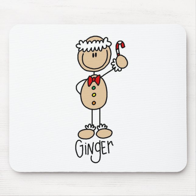 Mousepad O Ratinho de Biscoito de Natal (Frente)