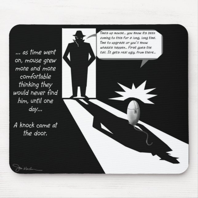 Mousepad O Rato Leva a Culpa (Frente)
