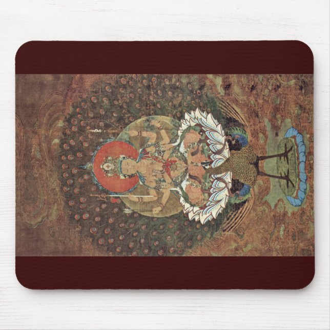 Mousepad O rei do pavão, sânscrito: Mayuraraja (Frente)