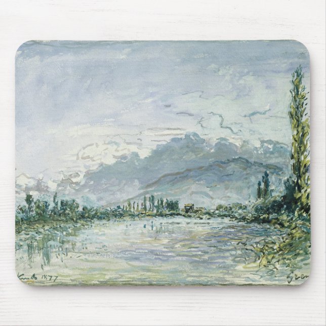 Mousepad O rio Isere em Grenoble, 1877 (Frente)