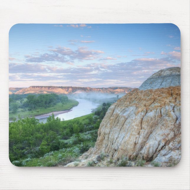 Mousepad O Rio Little Missouri no Little (Frente)