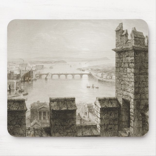 Mousepad O rio Shannon e quintilha jocosa (Frente)
