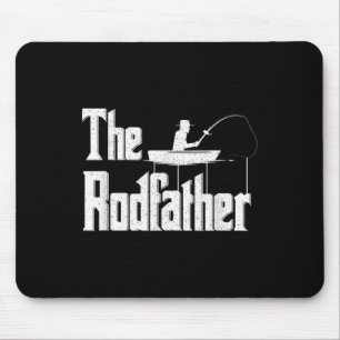 Mousepad O Rodfather _ Presente Divertido para Pai que Pesc