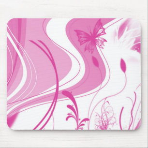 Mousepad O rosa projetou o tapete do rato