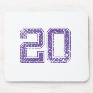 Mousepad O roxo ostenta o número 20.png de Jerzee