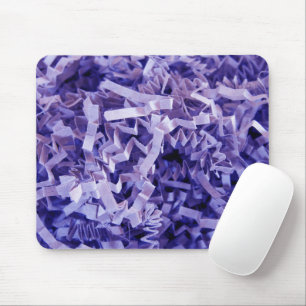 Mousepad O roxo Shredded o papel enrugado