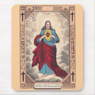 Mousepad O Sagrado Coração de Jesus