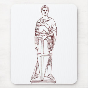 Mousepad O São Jorge de Donatello - Escultura Renascentista