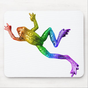 Mousepad O sapo do orgulho do SlipperyJoe's animal rastejan
