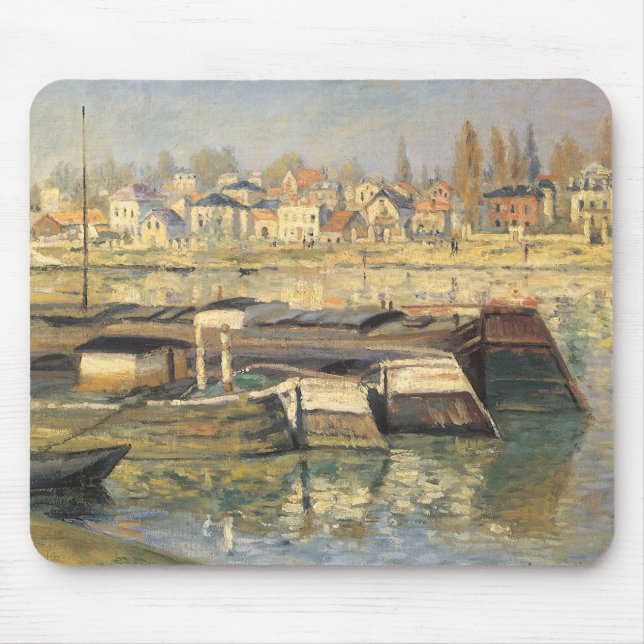 Mousepad O Sena em Asnieres, por Claude Monet (Frente)