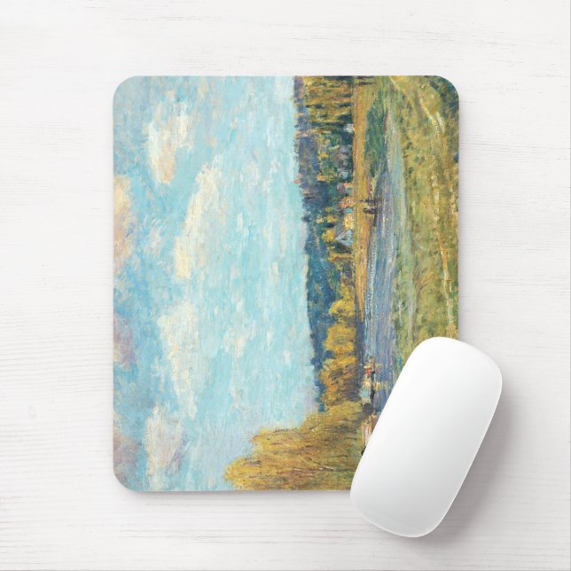 Mousepad O Sena em Santo-Nuvem Alfred Sisley (Com mouse)