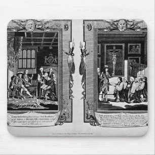 Mousepad O senhor Cromwell apresenta a bíblia a Henry VIII