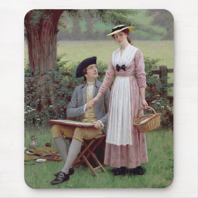 Mousepad O Senhor de Burleigh e sua Senhora (Amor Romântico (Frente)