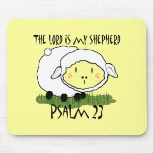 Mousepad O SENHOR é a minha camiseta de Criança Psalm 23 -