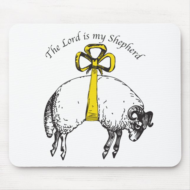 Mousepad O SENHOR é o meu pastor Salm 23 (Frente)
