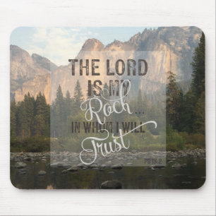 Mousepad O Senhor é o meu Rochedo - Ps 18:2