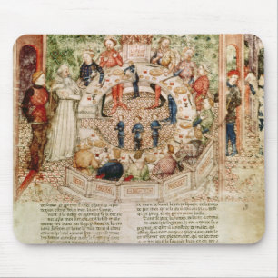 Mousepad O senhor Galahad é dado boas-vindas à mesa redon