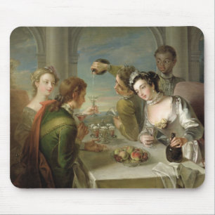Mousepad O sentido de gosto, c.1744-47 (óleo em canvas)