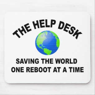 Mousepad O serviço de atenção - salvar o mundo
