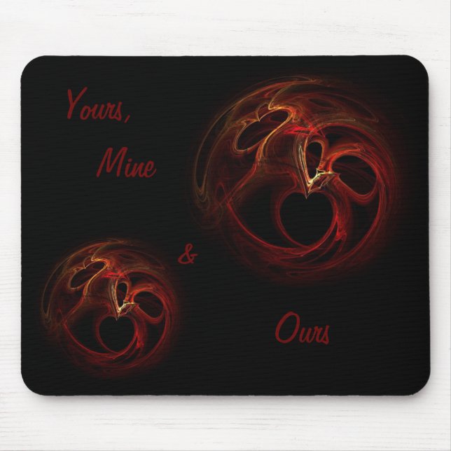 Mousepad O seu, o meu e o nosso (Frente)