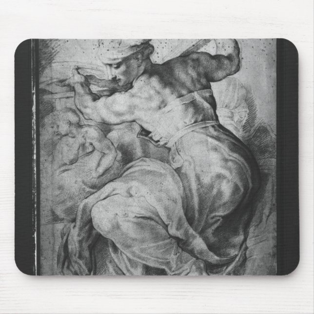 Mousepad O Sibyl líbio, após Michangelo Buonarroti (Frente)
