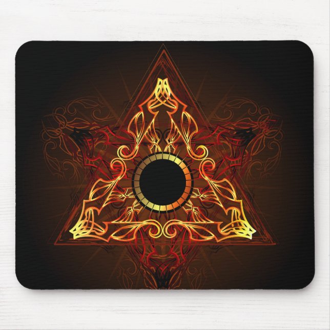 Mousepad O Sigilo da Chama (Frente)