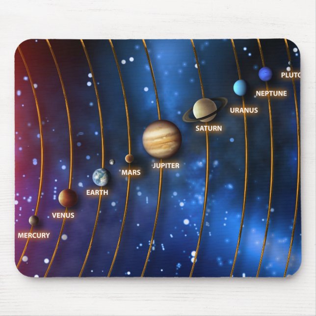 Mousepad O Sistema Solar (Frente)