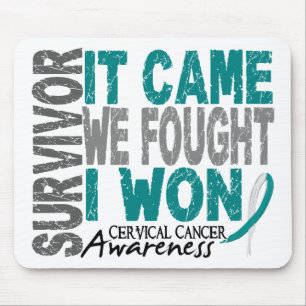 Mousepad O sobrevivente que do cancro do colo do útero vei