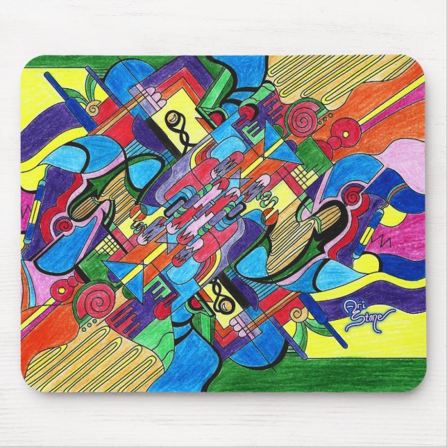 Mousepad O sonho do artista (Frente)