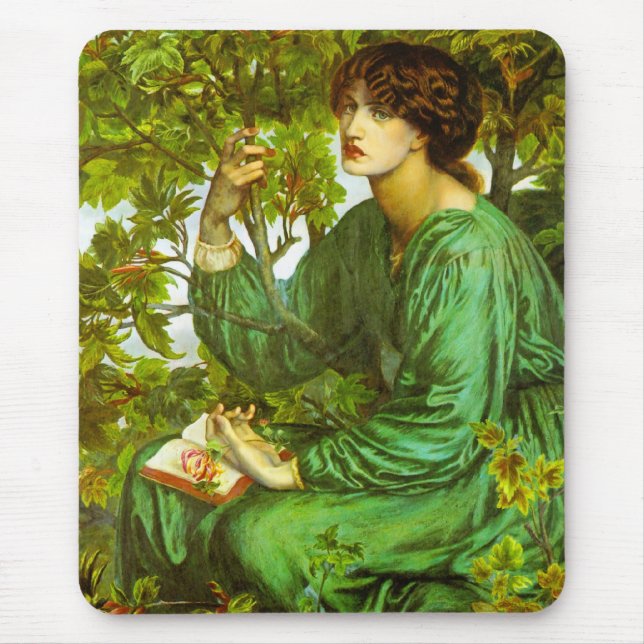 Mousepad O Sonho do Dia de Dante Gabriel Rossetti (Frente)