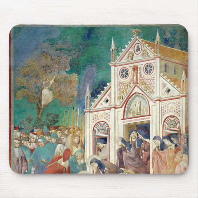 Mousepad O St. Clare abraça o corpo de St Francis (Frente)