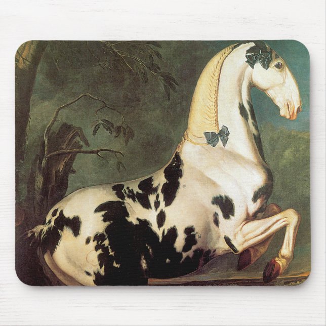 Mousepad O Stallion Piebald no Estudo Eisgruber (Frente)