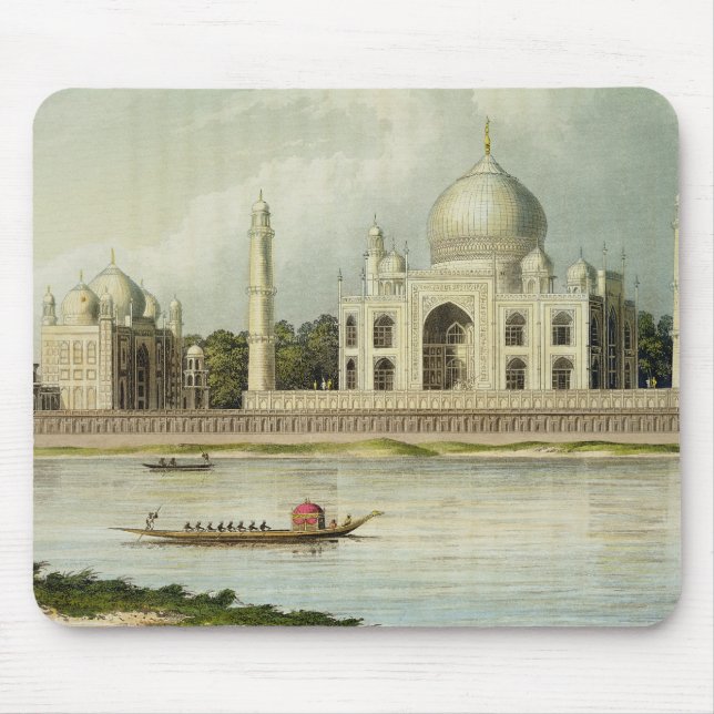 Mousepad O Taj Mahal, túmulo do imperador Shah Jehan e (Frente)