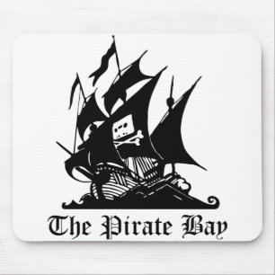 Mousepad O tapete do rato da baía do pirata