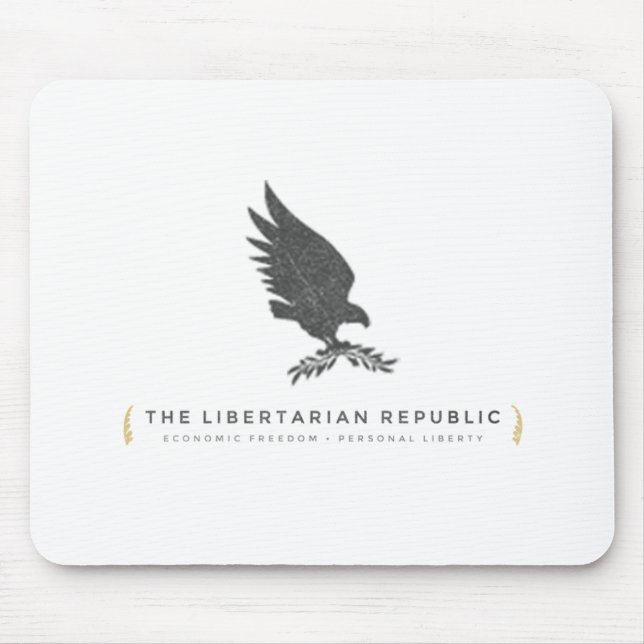 Mousepad O tapete do rato da república do libertário (Frente)