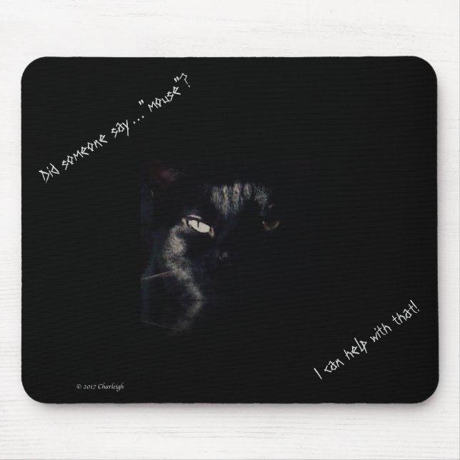 Mousepad O tapete do rato de Blackie (Frente)