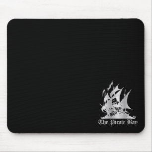 Mousepad O tapete do rato do logotipo da prata da baía do