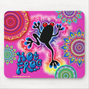 Mousepad O tapete psíquico do rato do Surf quente é rosa.