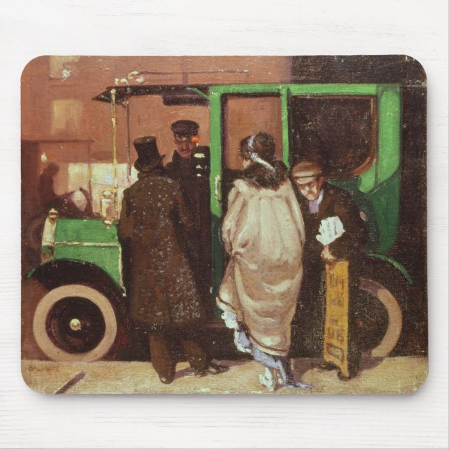 Mousepad O táxi de táxi, c.1908-10 (Frente)