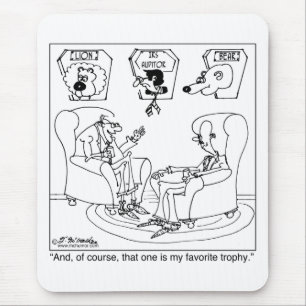 Mousepad O Taxidermist & o auditor do IRS