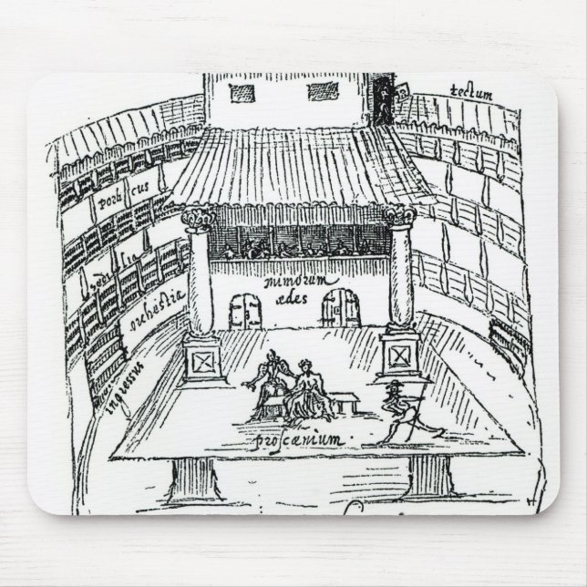 Mousepad O teatro da cisne, Southwark (Frente)