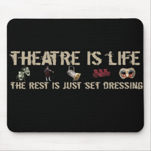 Mousepad O teatro é vida